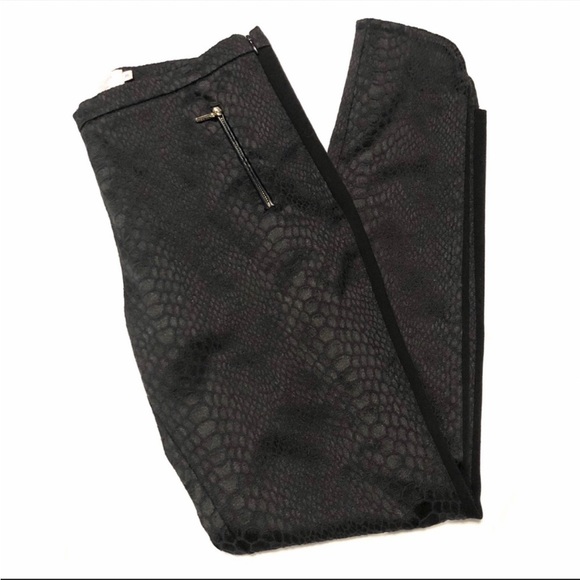 Ted Baker Tulio Stretch Snake Effect Legging Women’s Size Medium. - Picture 2 of 8